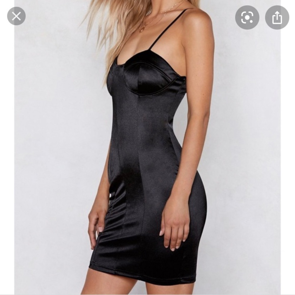 Nasty Gal Mini Satin Dress